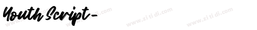 Youth Script字体转换